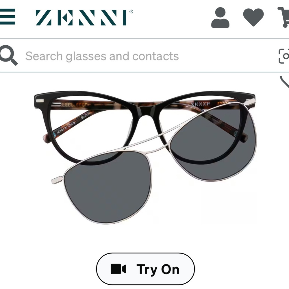 Zenni Cat Eye Glasses Frames